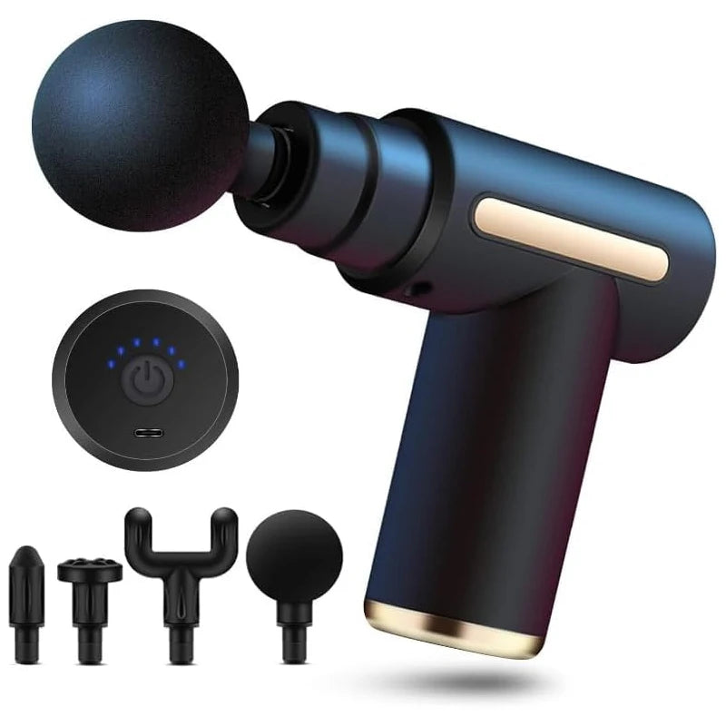 Mini Massage Gun Deep Tissue Percussion Massager Handheld Muscle Relief