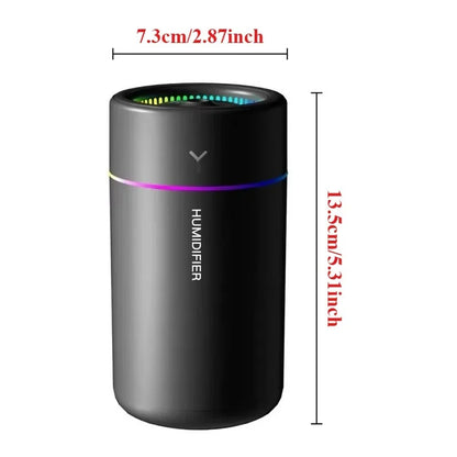 280mL Ultrasonic Aroma Diffuser with Colour Lights for Car Home Office