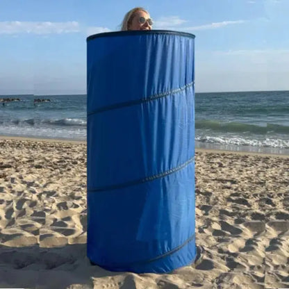 Pop Up Changing Room Tent 68x150cm Portable Privacy Pod Oxford Cloth Blue
