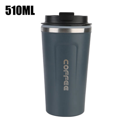 Insulated Travel Mug 380ml 510ml Stainless Steel Leak Proof Coffee Cup