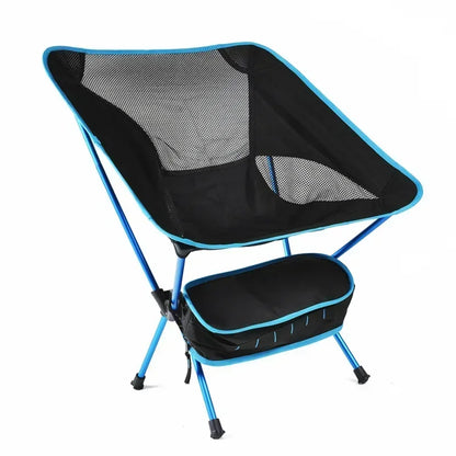 Portable Folding Camping Chair Lightweight Aluminium Beach Fishing Picnic