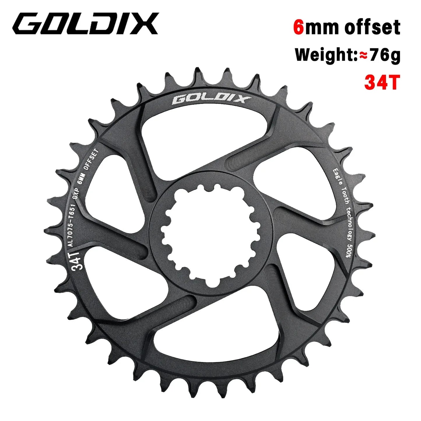 MTB Road Bike Chainring Narrow Wide 8-12 Speed 3 Bolt 7075 Alloy