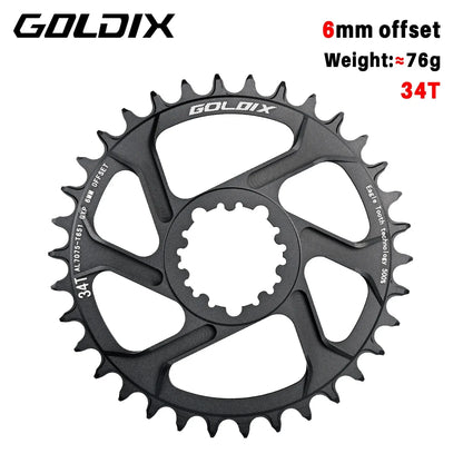 MTB Road Bike Chainring Narrow Wide 0/3/6mm Offset 8-12 Speed 7075 Alloy