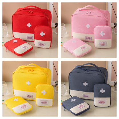 First Aid Kit Organiser 3-Piece Set Portable Medical Storage Bag Travel
