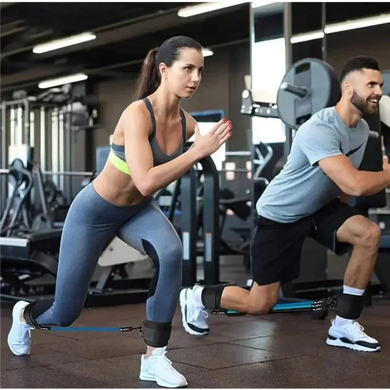 Ankle Straps Resistance Bands Set – Fitness Workout Exercise Equipment