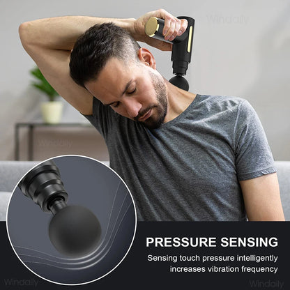 Mini Massage Gun Deep Tissue Percussion Massager Handheld Muscle Relief