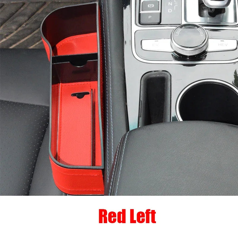 Car Seat Gap Filler Organiser Storage Box Leather PU Pocket Holder AU