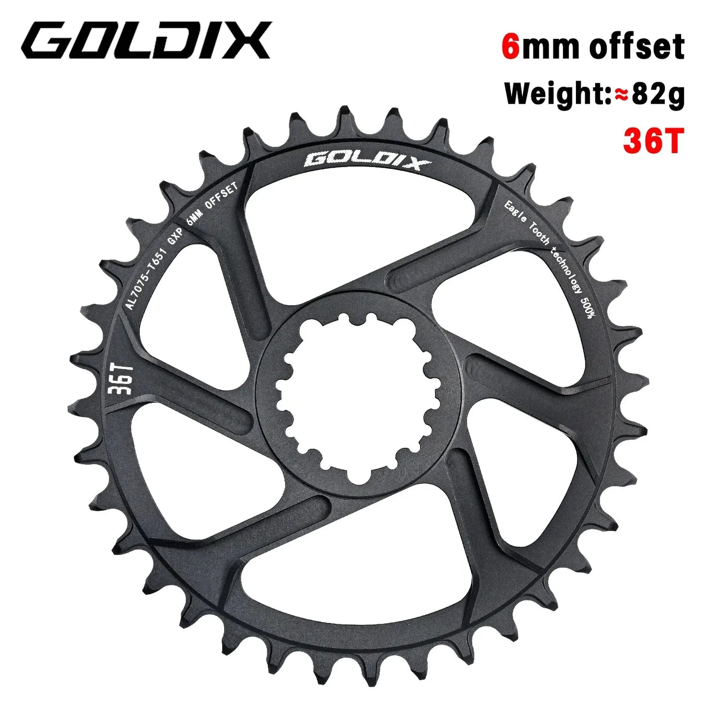 MTB Road Bike Chainring Narrow Wide 8-12 Speed 3 Bolt 7075 Alloy