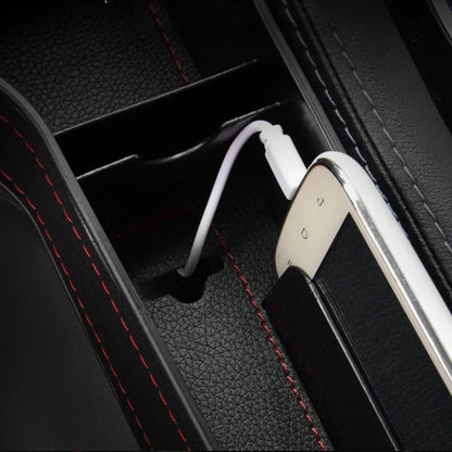 Car Seat Gap Filler Organiser Storage Box Leather PU Pocket Holder AU