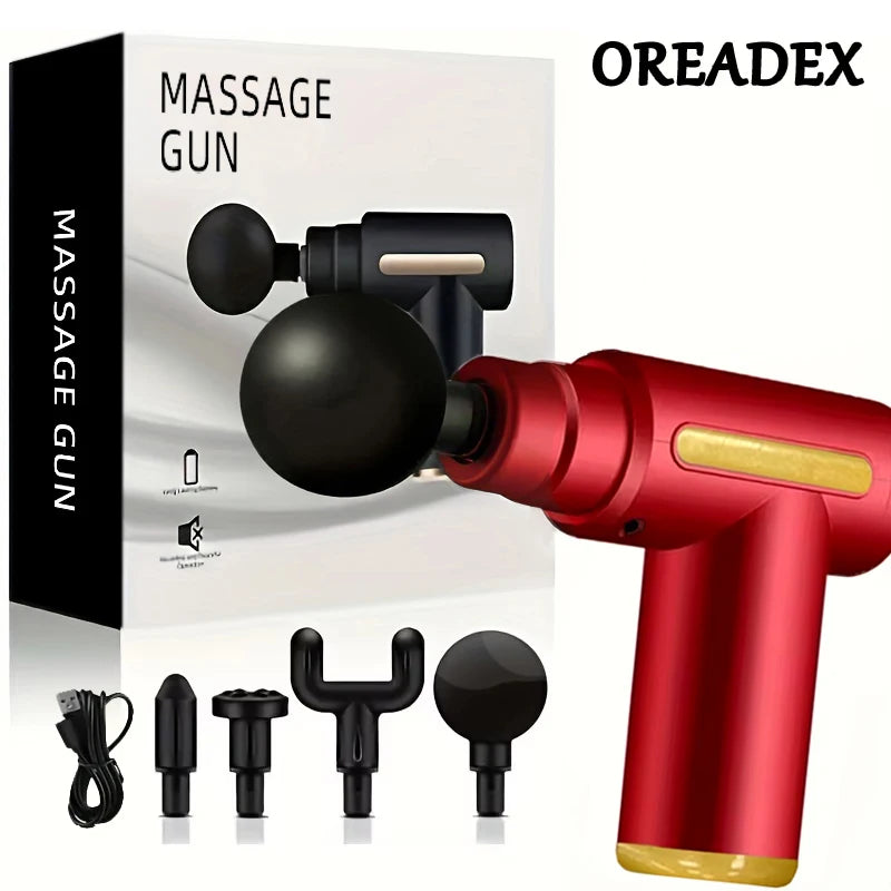 Mini Massage Gun Deep Tissue Percussion Massager Handheld Muscle Relief