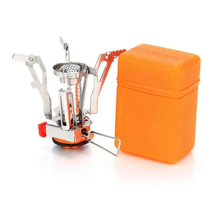 Portable Camping Gas Stove Aluminium Alloy Lightweight Outdoor Cooker AU