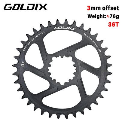 MTB Road Bike Chainring Narrow Wide 8-12 Speed 3 Bolt 7075 Alloy