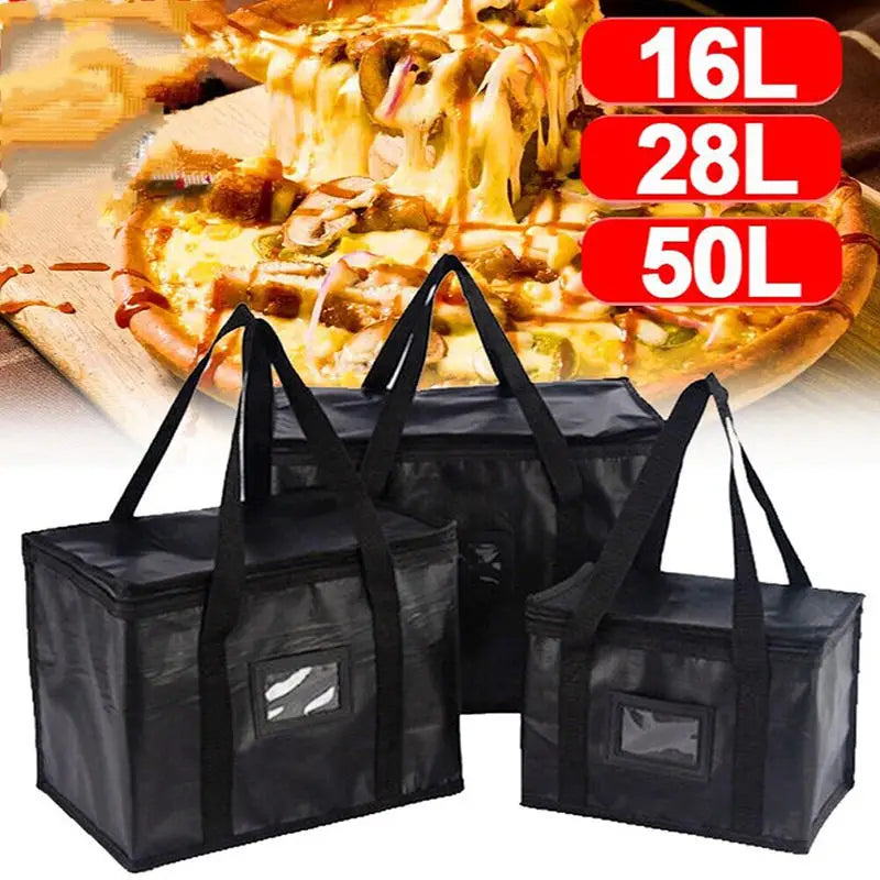 Insulated Food Delivery Bag 16L-62L Thermal Cooler Pizza Camping Picnic AU