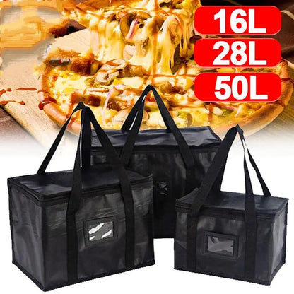 Insulated Food Delivery Bag 16L-62L Thermal Cooler Pizza Camping Picnic AU