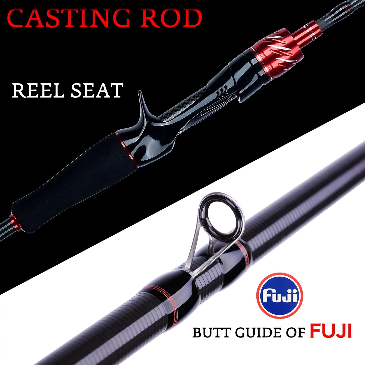 Traveller Spinning Fishing Rod 1.8-3.0m Carbon Fast Action Fuji Guides