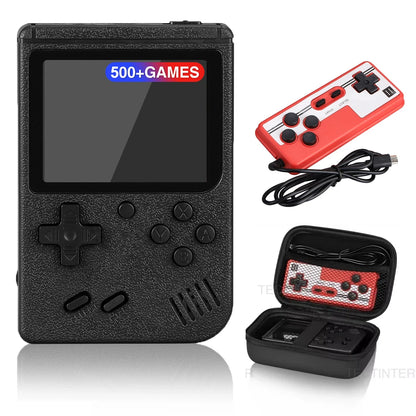 Retro Handheld Game Console 500 Built-In Games 2.4" Screen Rechargeable
