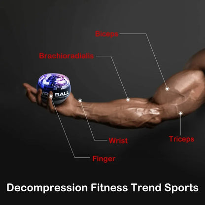Gyroscopic Wrist Ball Forearm Trainer Self-Starting Power Exerciser