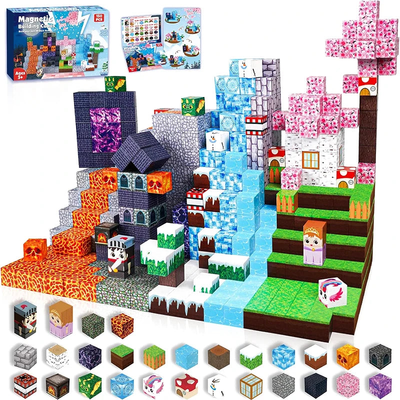 Magnetic Building Blocks 300pcs STEM Educational Toy Set Kids 3-10
