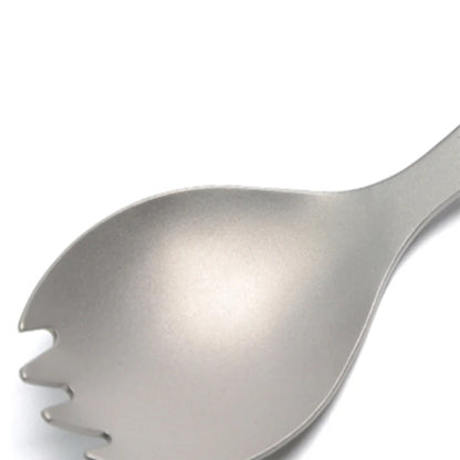 Titanium Spork with Bottle Opener 15g Ultralight Camping Cutlery