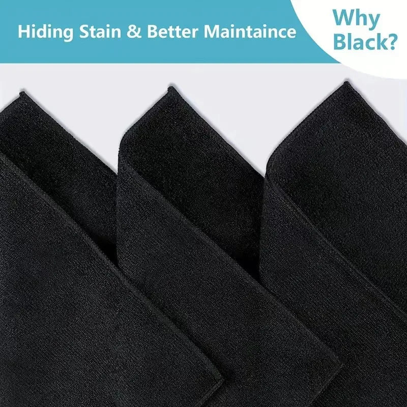 Microfiber Car Cleaning Cloths 30x30cm Double Layer Lint Free Towels