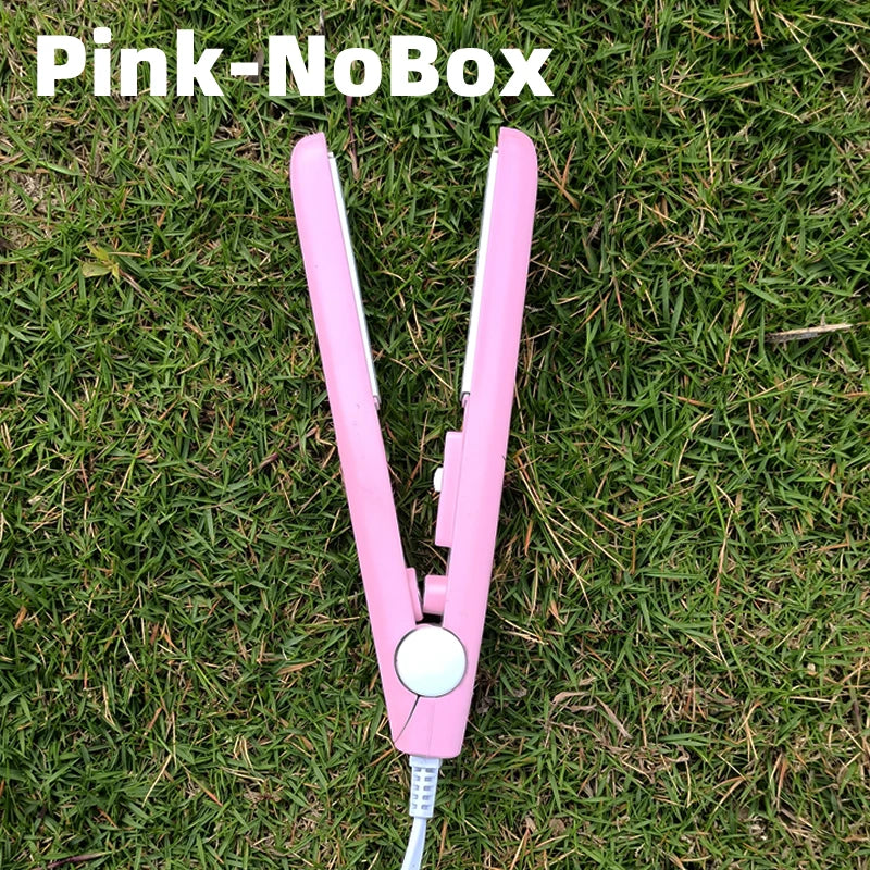 Mini Hair Straightener & Curler 3-in-1 Ceramic Styling Iron 200°C