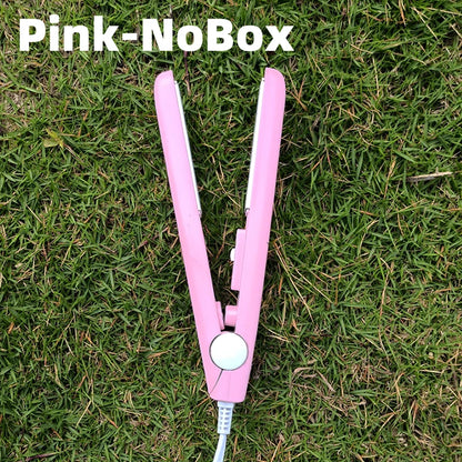 Mini Hair Straightener & Curler 3-in-1 Ceramic Styling Iron 200°C