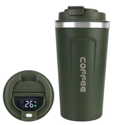 Insulated Travel Mug 380ml 510ml Stainless Steel Leak Proof Coffee Cup