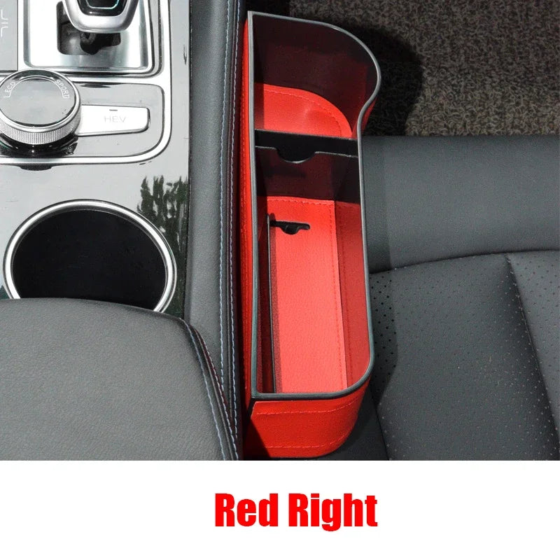 Car Seat Gap Filler Organiser Storage Box Leather PU Pocket Holder AU