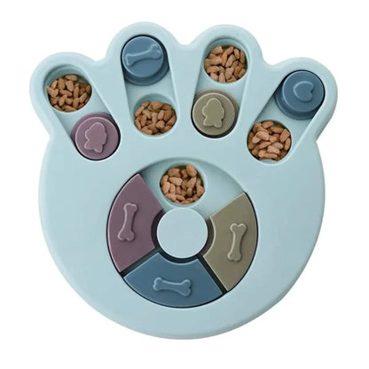 Dog Puzzle Toy Slow Feeder Interactive IQ Bowl Non-Slip