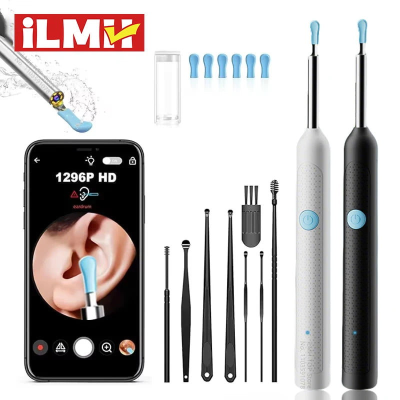 Ear Wax Removal Camera Tool with 5MP HD Endoscope & LED Light