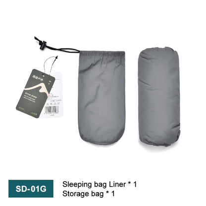Ultralight Mummy Sleeping Bag Liner Single Person Camping Travel Backpack