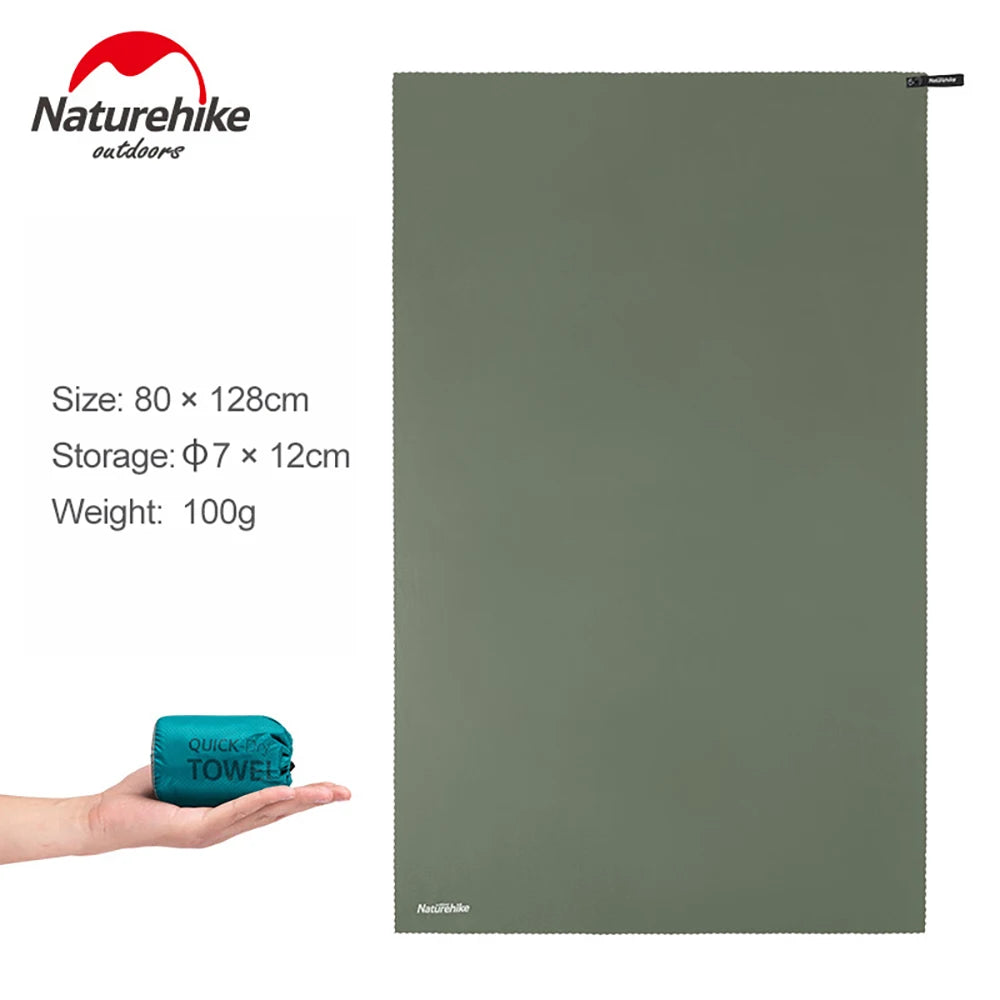 Quick Dry Microfibre Towel 40x80cm & 80x128cm Camping Beach Gym Travel