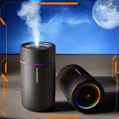 280mL Ultrasonic Aroma Diffuser with Colour Lights for Car Home Office