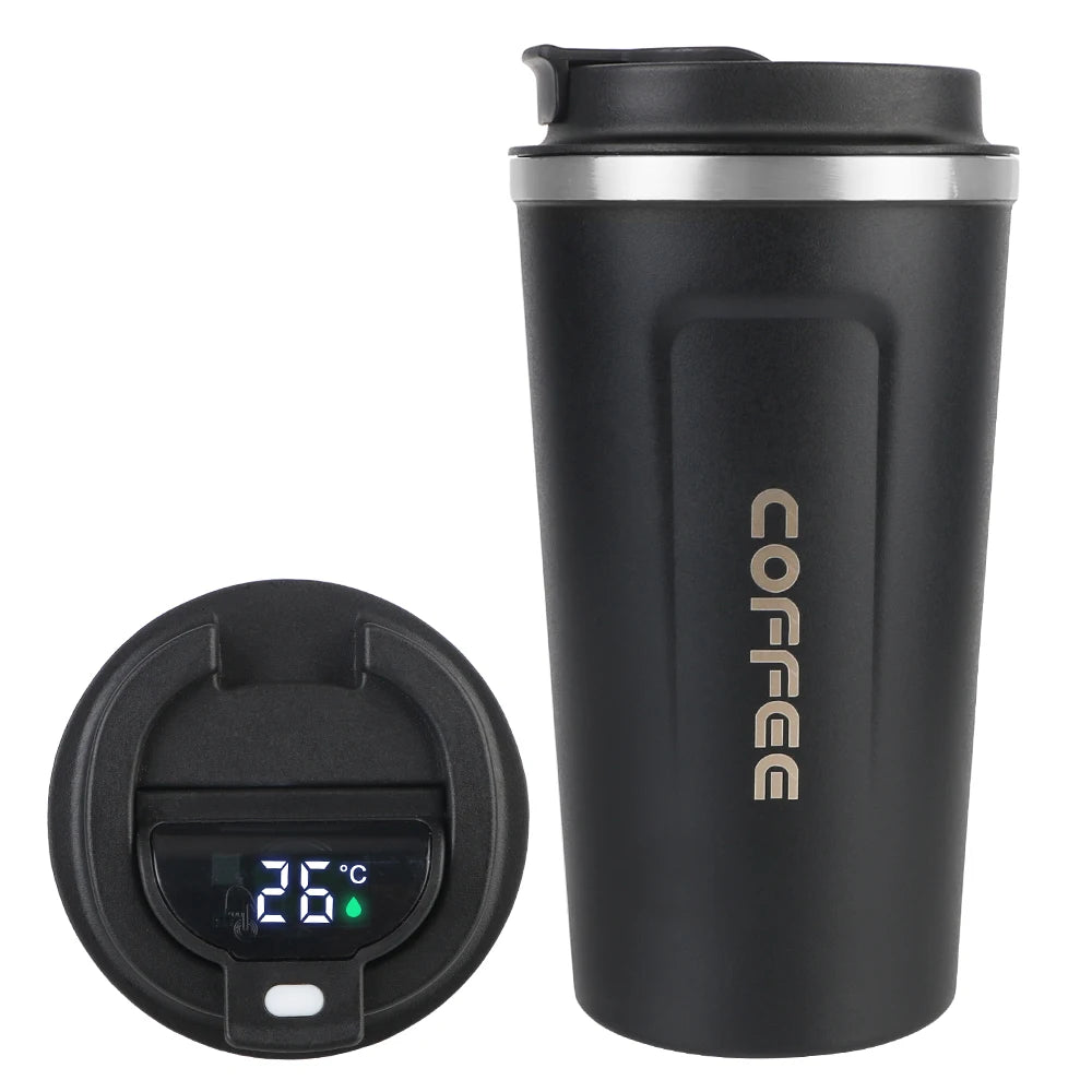 Insulated Travel Mug 380ml 510ml Stainless Steel Leak Proof Coffee Cup