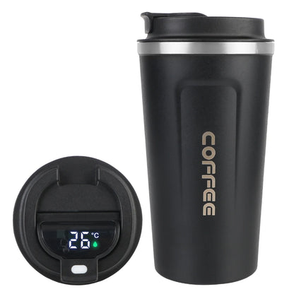 Insulated Travel Mug 380ml 510ml Stainless Steel Leak Proof Coffee Cup