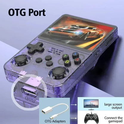 Retro Handheld Game Console 3.5" IPS Screen 64GB Portable Gaming Device