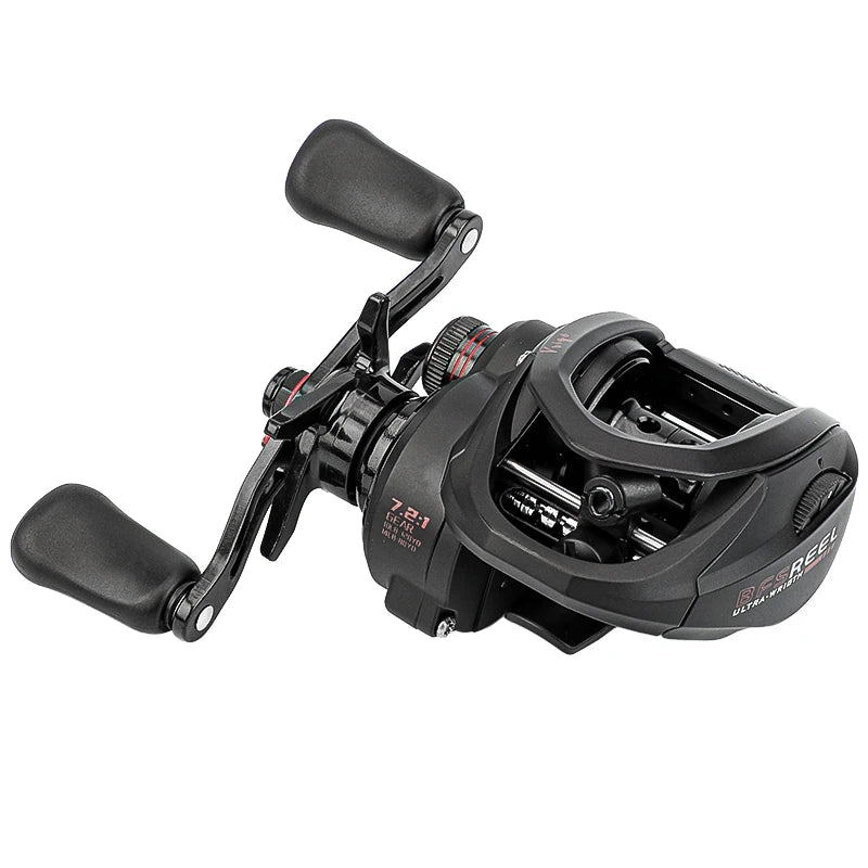 Baitcasting Reel 160g Ultralight 7.2:1 Gear Ratio Saltwater Fishing