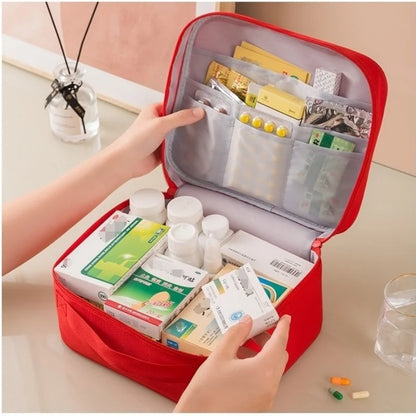 First Aid Kit Organiser 3-Piece Set Portable Medical Storage Bag Travel