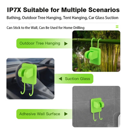 Portable Camping Shower Pump with Digital Display | 6000mAh Battery, Adjustable Flow