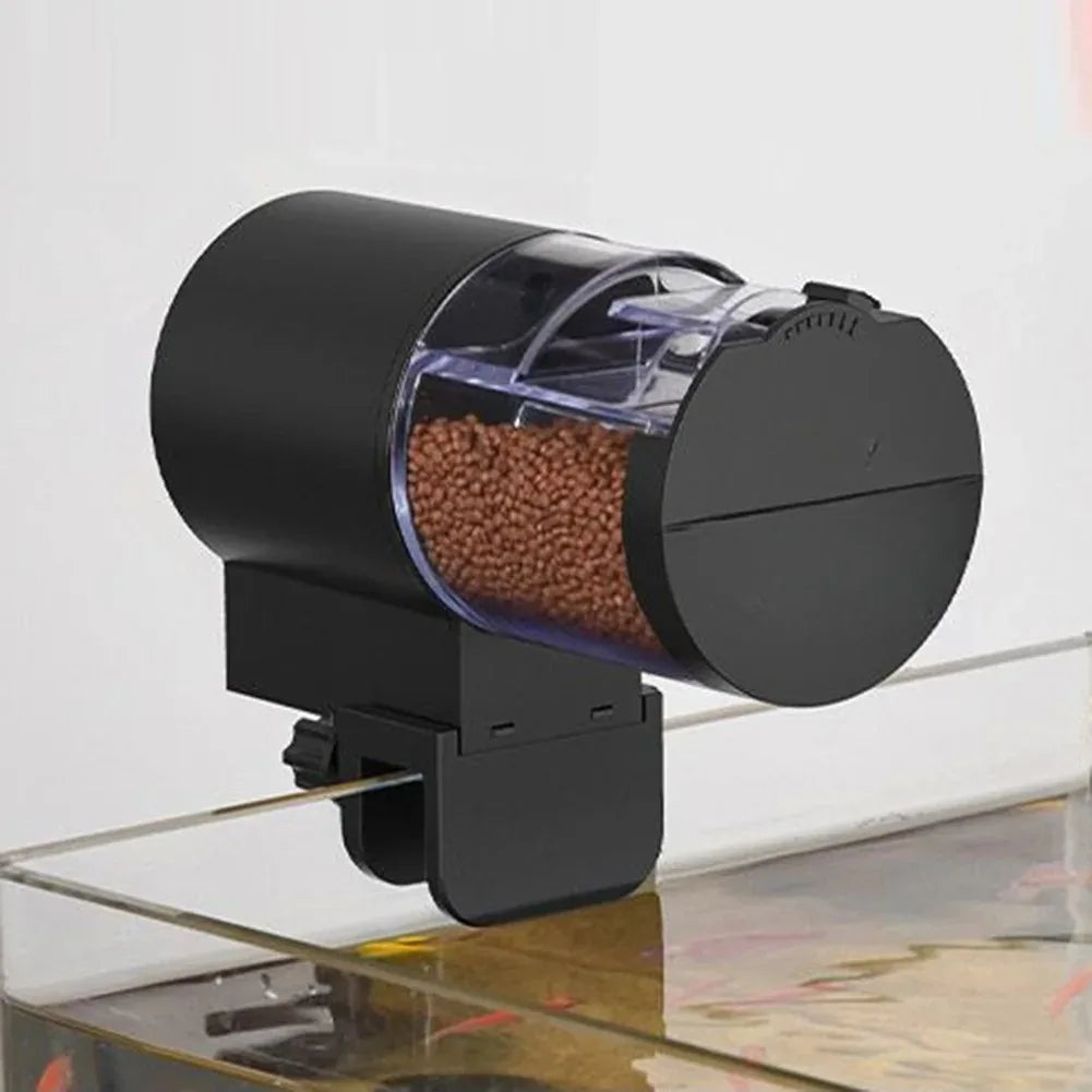 Automatic Fish Feeder Timer Waterproof 100ml Tank Food Dispenser Aquarium
