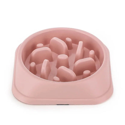 Slow Feeder Dog Bowl Non-Slip Puzzle Design for Small to Medium Dogs