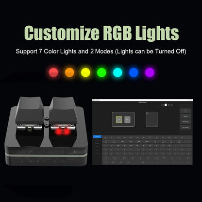 Macro Keypad 3 Keys with Knob RGB Hot Swap Mechanical Keyboard