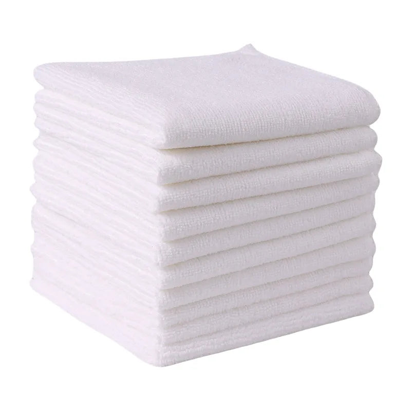 Microfiber Car Cleaning Cloths 30x30cm Double Layer Lint Free Towels