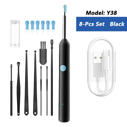 Ear Wax Removal Camera Tool with 5MP HD Endoscope & LED Light