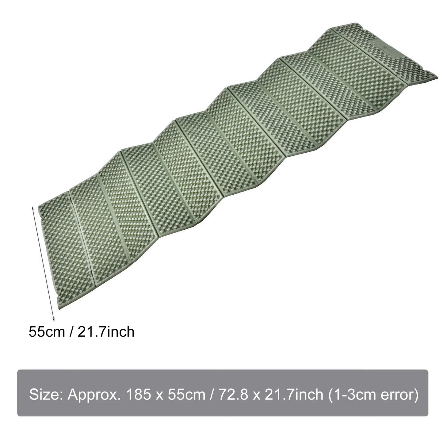 Camping Sleeping Mat Ultralight Folding Foam Pad 185cm Waterproof XPE
