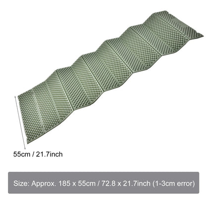 Camping Sleeping Mat Ultralight Folding Foam Pad 185cm Waterproof XPE