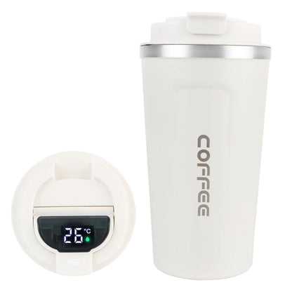 Insulated Travel Mug 380ml 510ml Stainless Steel Leak Proof Coffee Cup