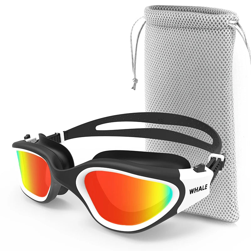 Polarised Swimming Goggles Adult Anti-Fog UV Protection Adjustable