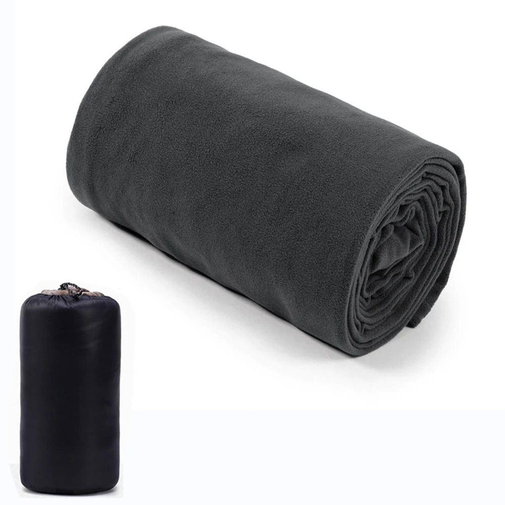 Fleece Sleeping Bag Liner Lightweight Portable 180cm Camping Travel Sheet