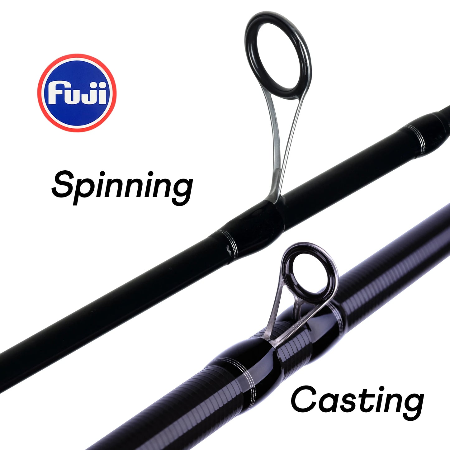 Carbon Fibre Fishing Rod 1.8-3.0m Spinning Casting Travel Rod L/M/MH